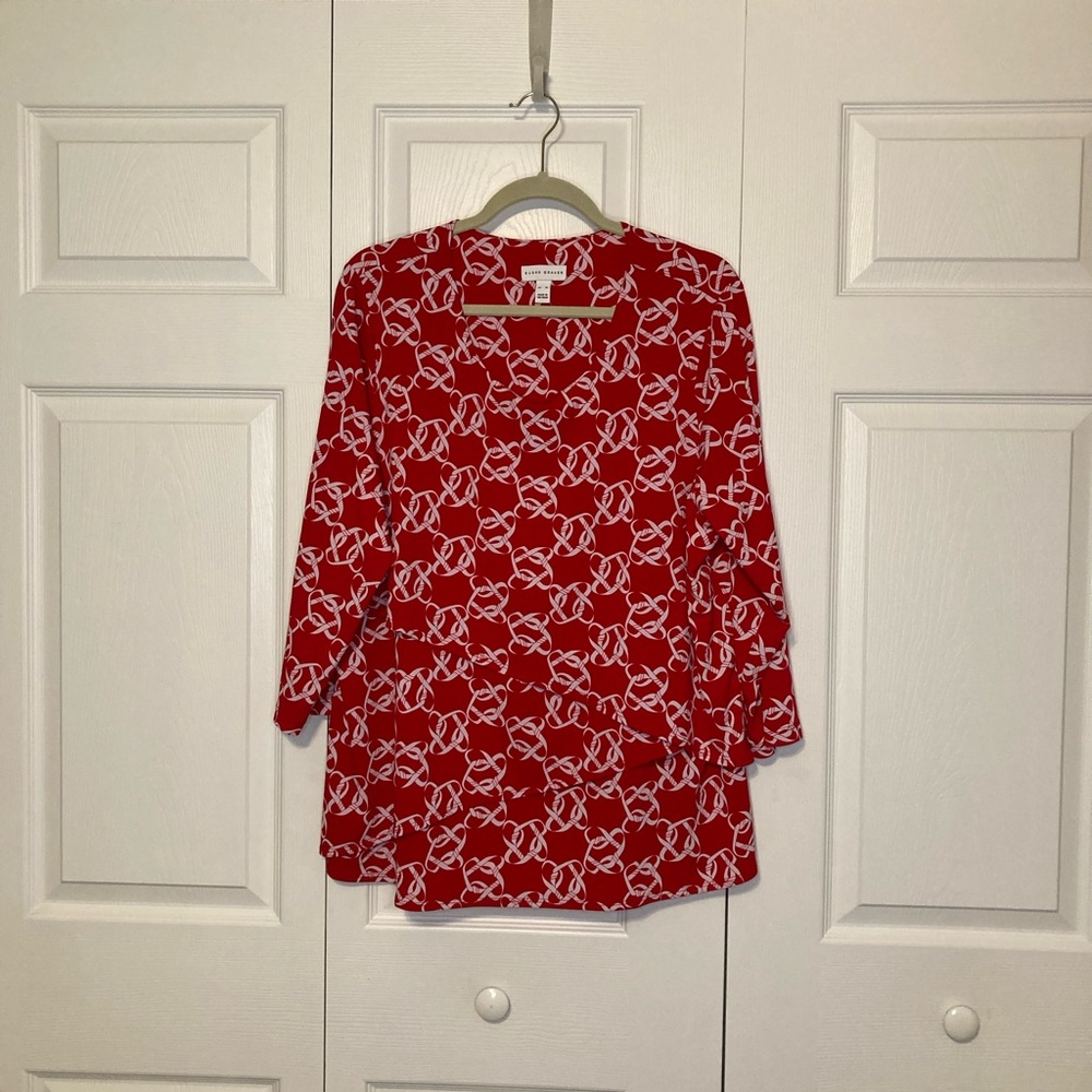 Susan Graver Layer Fabric Top